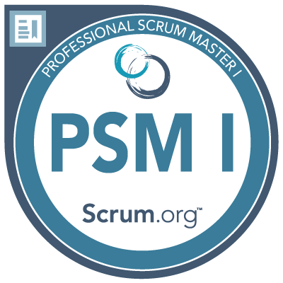Professional Scrum Master I badge